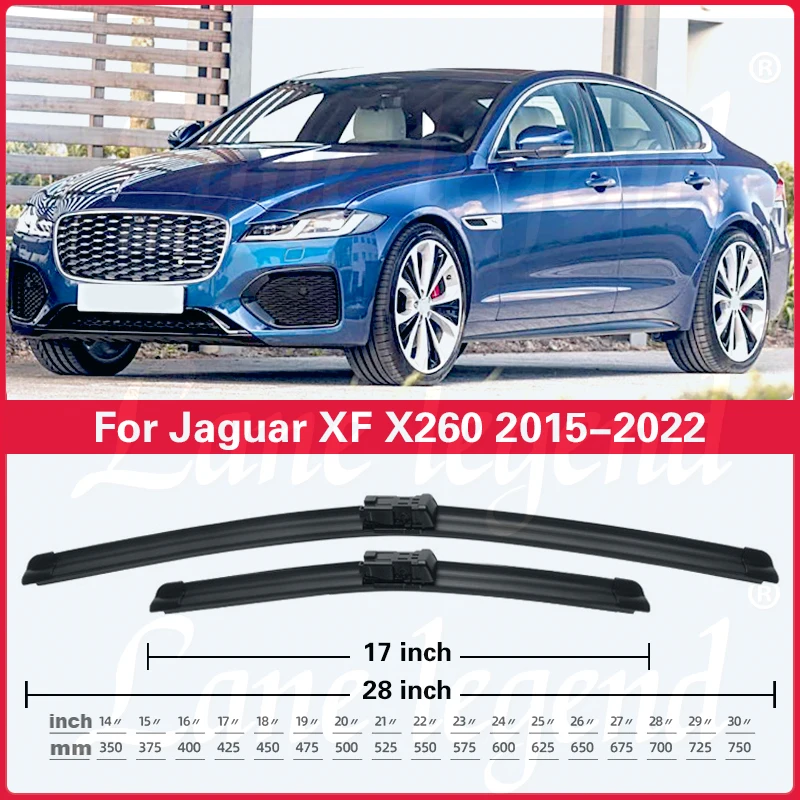 Щетки стеклоочистителя передние для Jaguar XF X260 2015-2022 28/17 дюймов