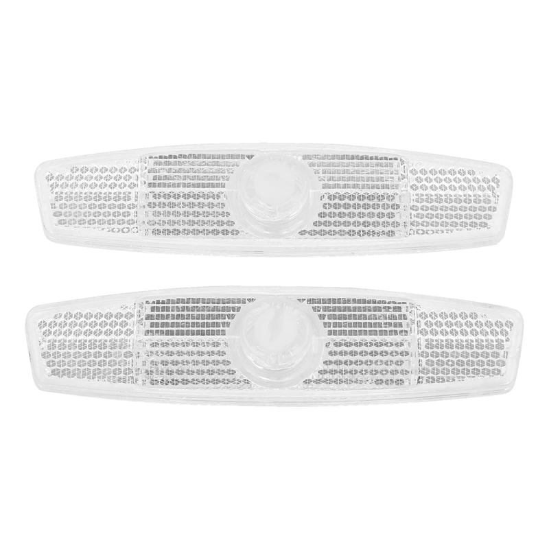 

Bike bicycle wheel spoke reflectors Reflective safe Mountain Road / White / 1 pair