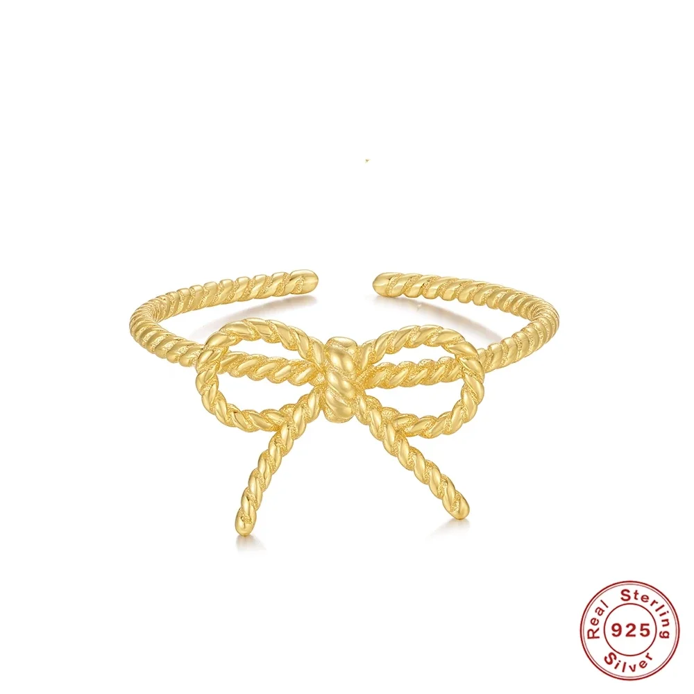 VAL Аутентичные стерлингового серебра 925 пробы милые регулируемые кольца на палец