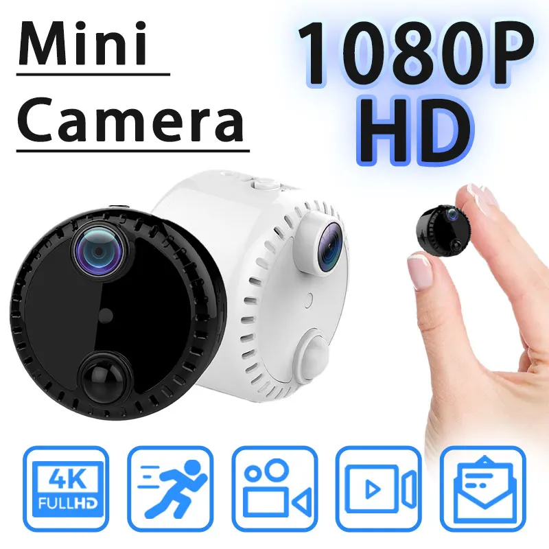 Mini Camera 1080P Audio Remote Wireless IP Cam Surveillance Micro Webcam Night Vision Video Recorder Security Pocket Action DVR |