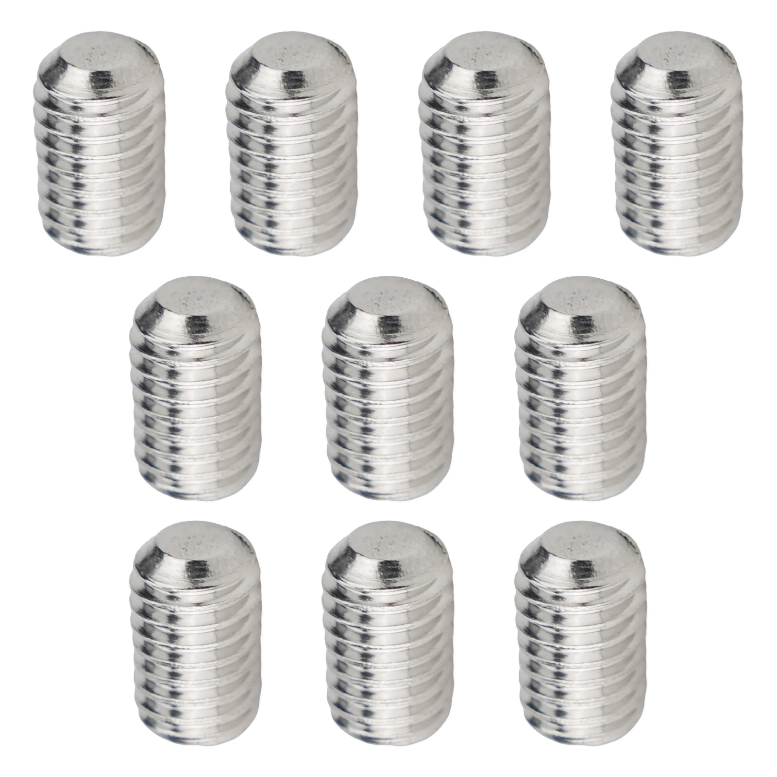 Установочные винты M5 высота 0 8 см/0 3 дюйма 10 шт. аксессуары серебряные ласты из
