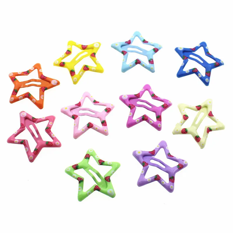 5 шт./лот заколка для волос в виде милой собаки красочная форме кости заколки