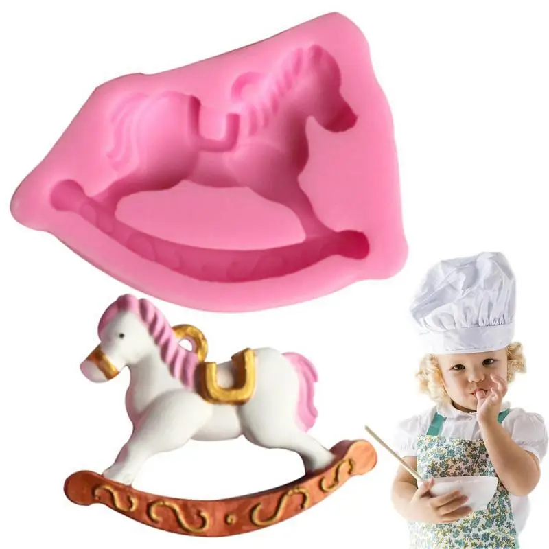 

Силиконовая форма в виде лошади, форма в форме подковы для помадки, форма в виде головы лошади для кекса, Топпер, украшение для торта, шоколадная жвачка