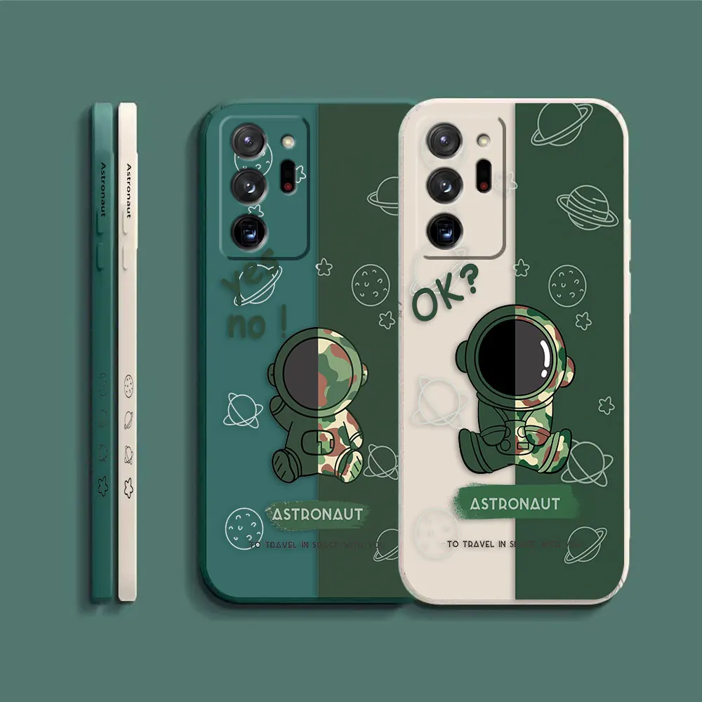 Case For Samsung Galaxy A90 A80 A70 A60 A50 A40 A30 A20S A20 Note 20 10 M33 Pro Plus Lite Ultra 4G 5G Case  Astronaut Camouflage