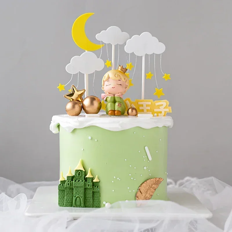 

Little Princess Little Prince Cake Decor Creative Newlywed Home Decoration Resin Baking Ornaments Small