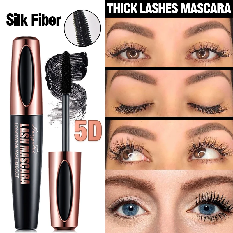 

Waterproof Rimel 4D Silk Fiber Lash Mascara Effet Faux Cils Rimel Macara Lengthens Eyelash Growth Lash Lift Bulklash