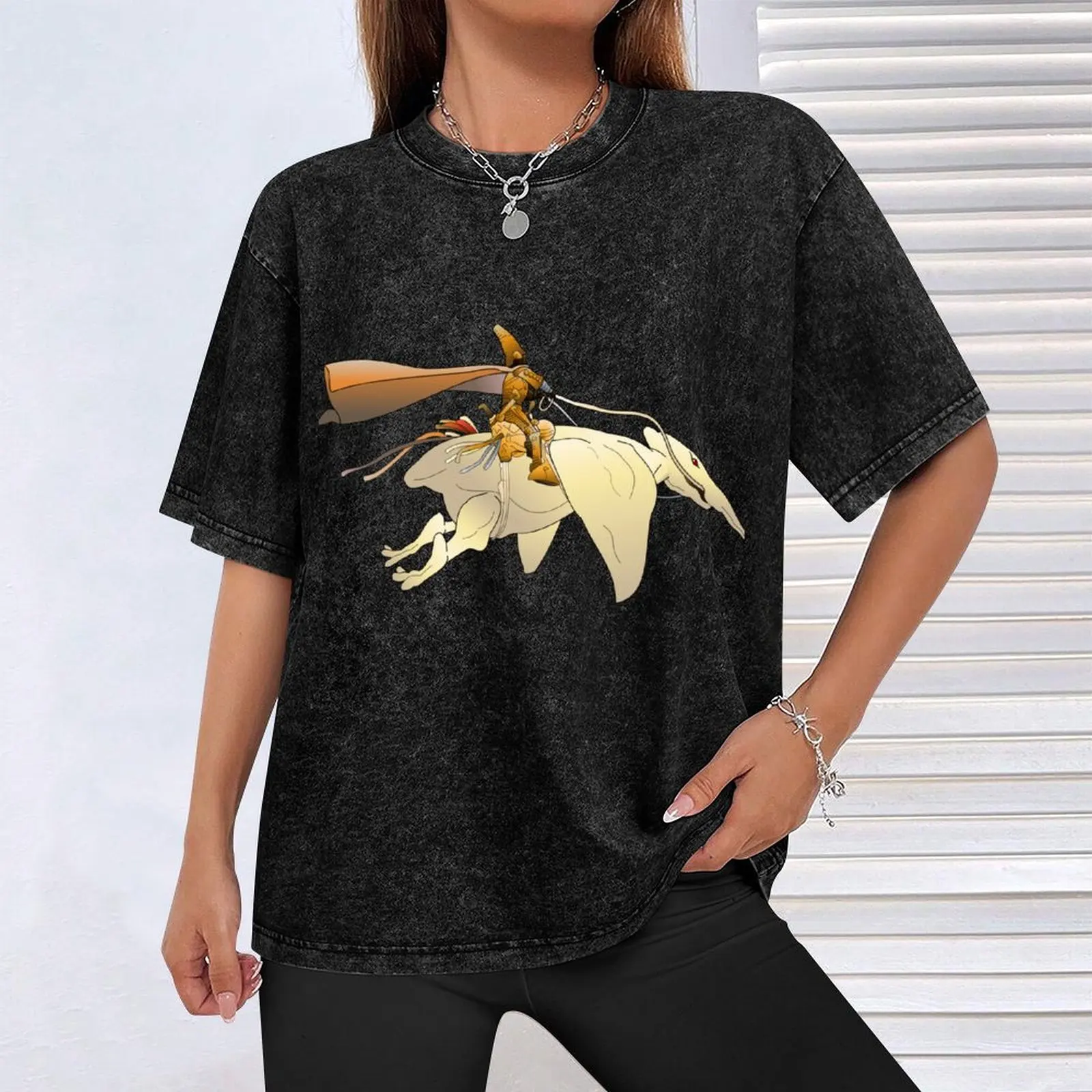 Футболка из Джинса Жиро Moebius дешевые дизайнерские футболки для мужчин