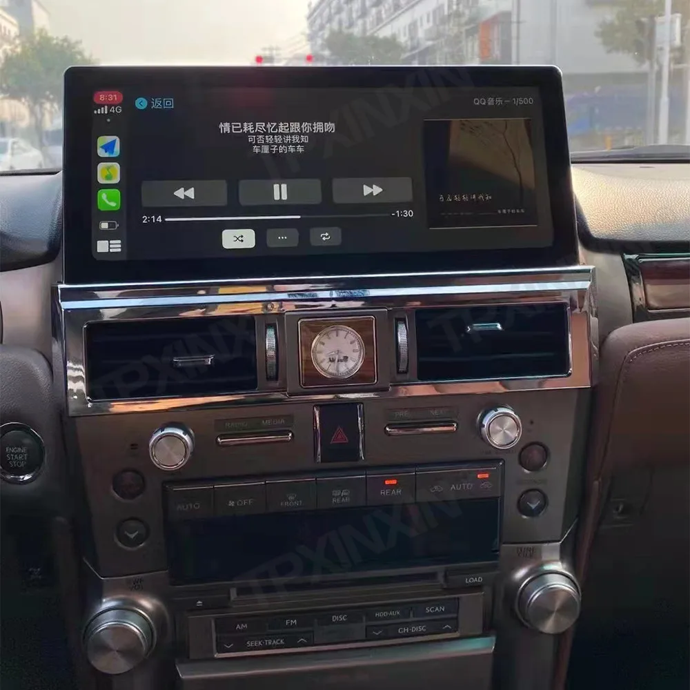 Android 11 Lexus GX400 GX460 2010 - 2020 IPS ekran araba radyo Stereo multimedya oynatıcı GPS navigasyon Carplay 360 kamera