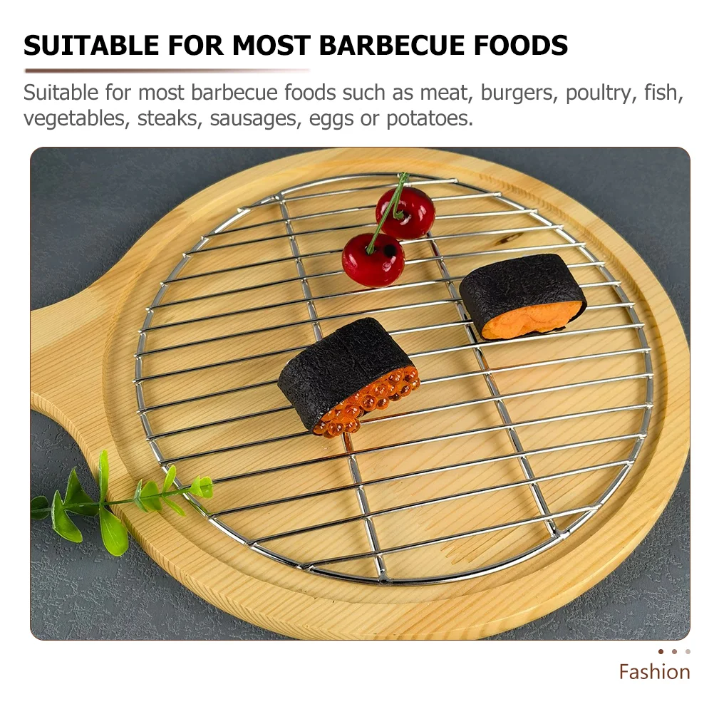 Круглая сетка для гриля коврик выпечки бытовой практичный сетчатый аксессуар