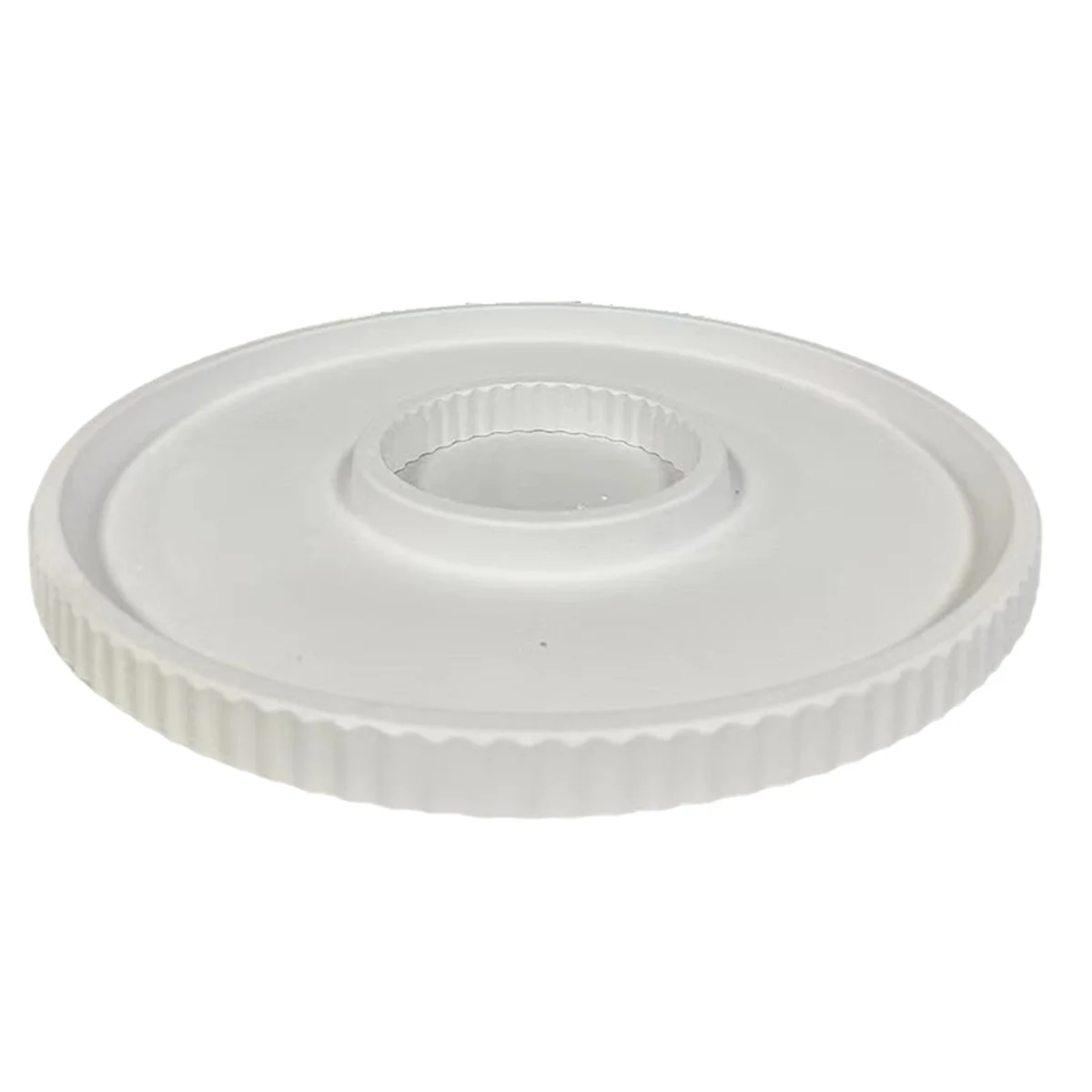 Силиконовый поднос для форм с полосками Круглый литья бетона декоративные формы