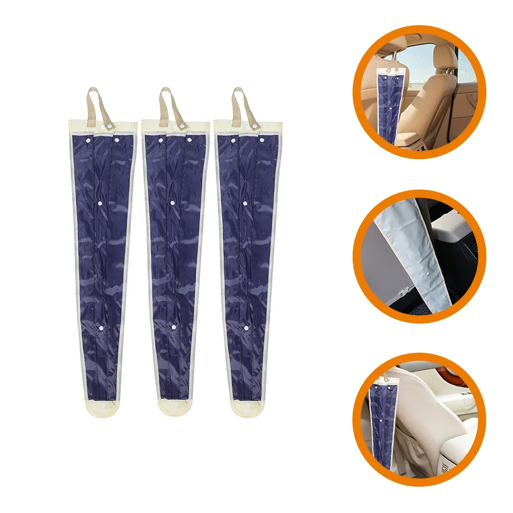 

3 Pcs Truck Organizer Back Seat Storage Hanging Polyester Wet Umbrella Bags