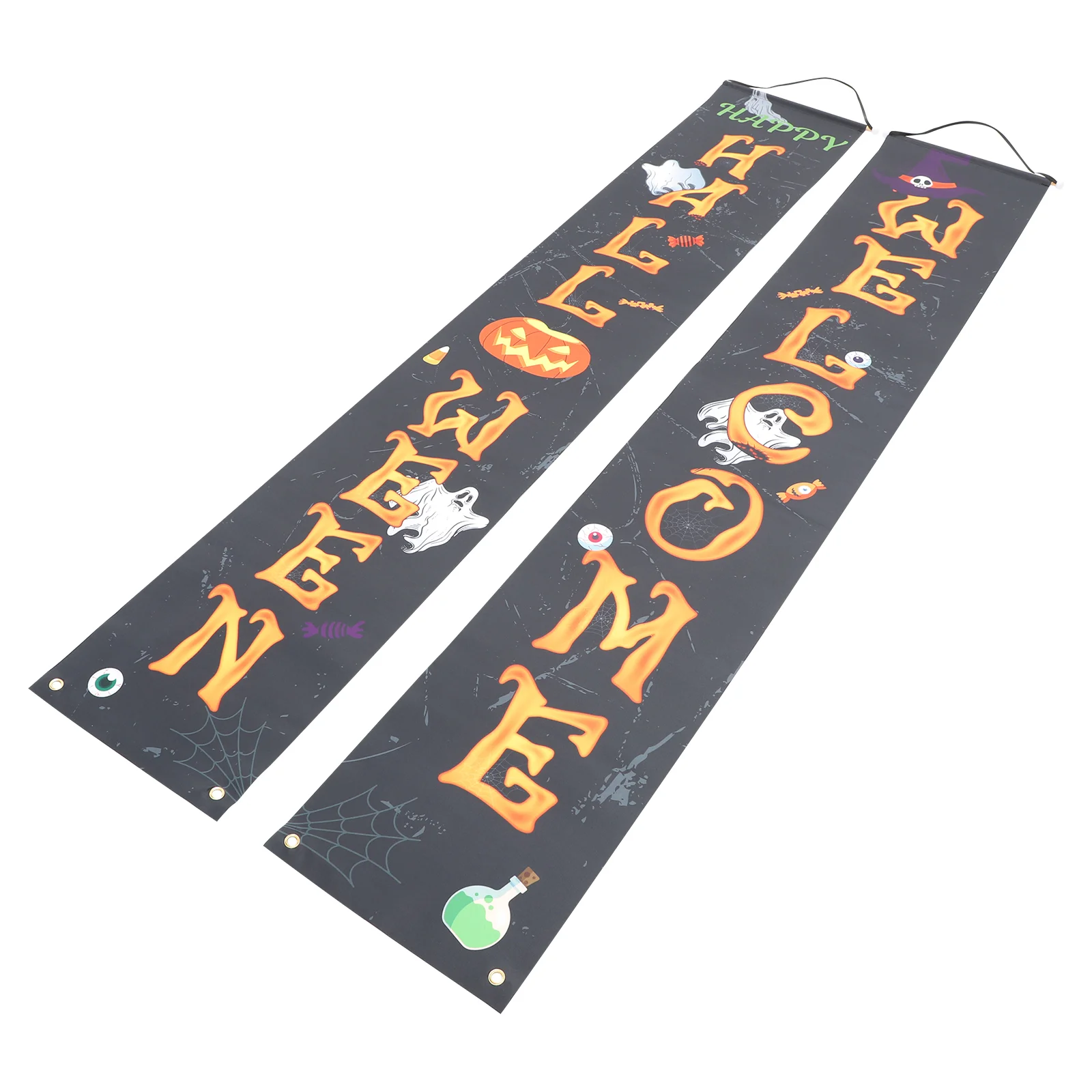 

1 Pair Door Sign Banner Happy Banner Decoration for Party