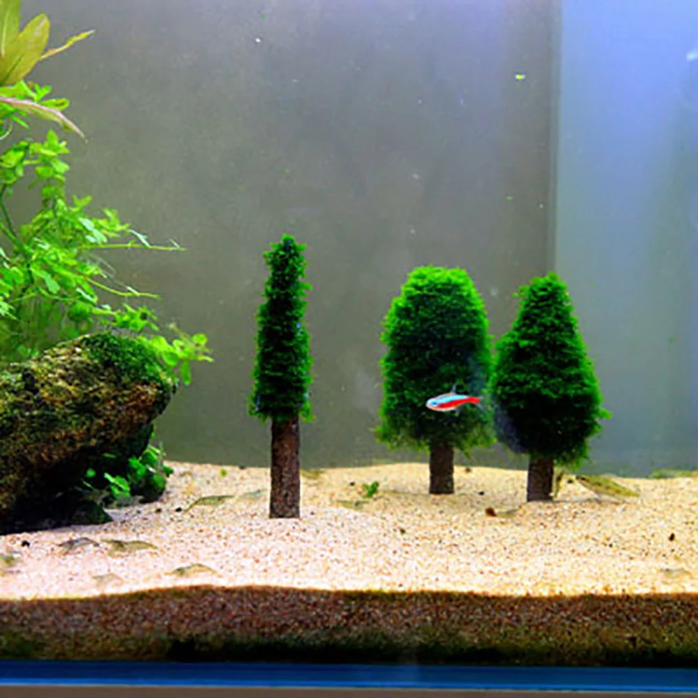 

Fish Tankartificial Decorations Aquariumfor Grass Christmas Decoration Decor Underwater Ornaments Fake Aquariums Faux