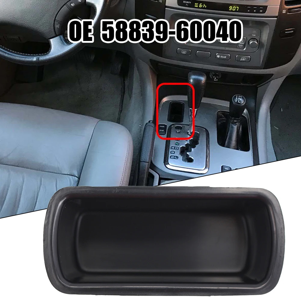

Car Dust-proof Interior Console Storage Box For Toyota For Land Cruiser For Lexus GX470 Console Box Hole Pocket 58839-60040