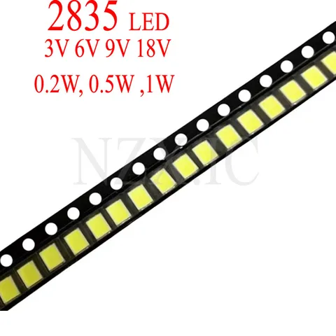 Светодиод SMD 2835 1Вт 0.5Вт 0.2Вт белый  nxz