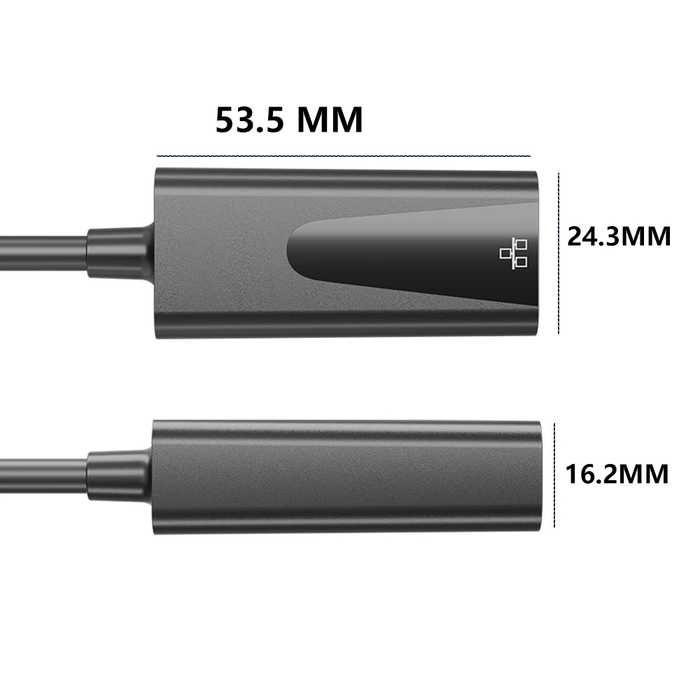 USB Ethernet адаптер 1000 Мбит/с к RJ45 сетевая карта для ноутбука ПК Nintendo Switch Mi Box S/3 Lan |
