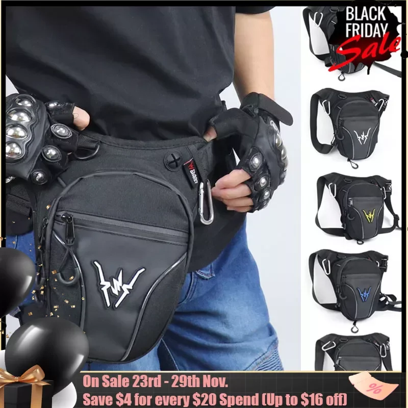 

Universal Motorcycle Leg Bag Waterproof Waist Bag Thigh Belt Hip Outdoor Riding Running Sport Moto Side Bag For cafe racer