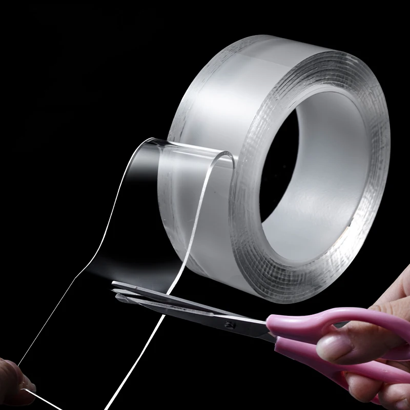 Двусторонняя нано-лента шириной 20 мм с бесшовным клеем высокой вязкости для