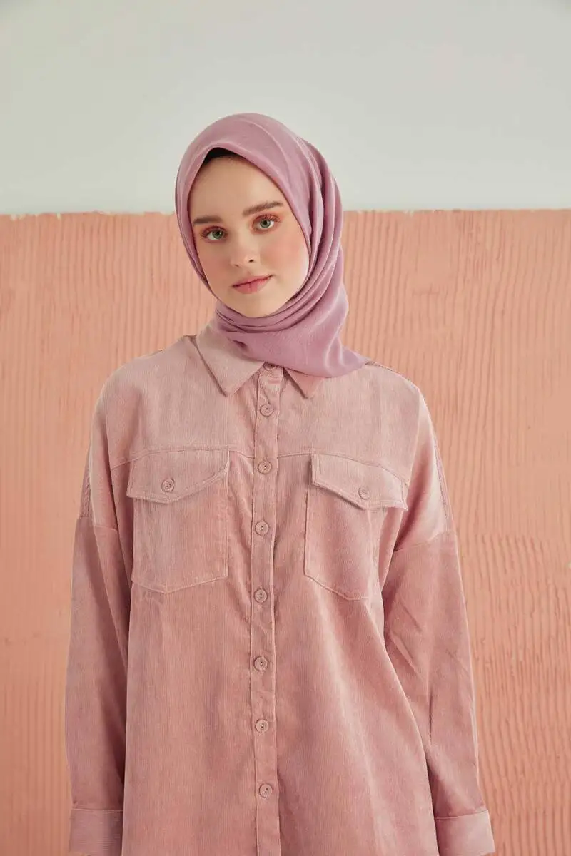 

Miray Dark Pink Cotton Scarf