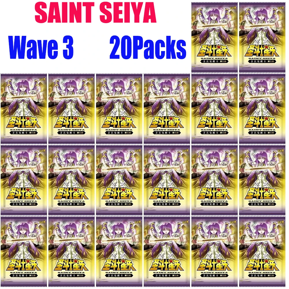 Kayou Saint Seiya Card Booster Box оригинальные 20 упаковок 10 5 коллекционные карты аниме детские