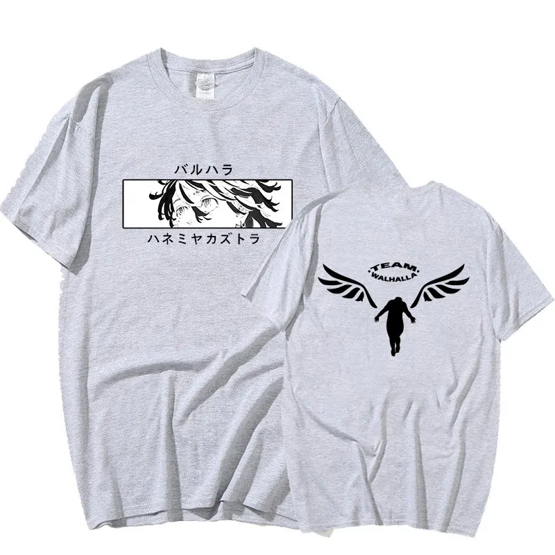 Футболка унисекс оверсайз с рисунком из аниме Мстители Токио | Мужская одежда