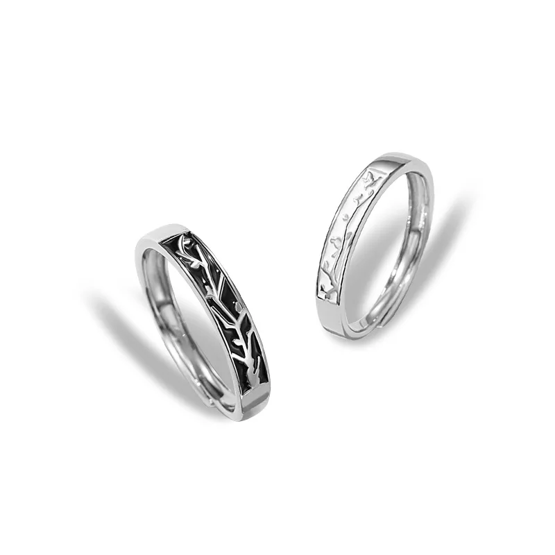 Оригинальная эмалированная ветка птица фотосессия реальное серебро 925 пробы в