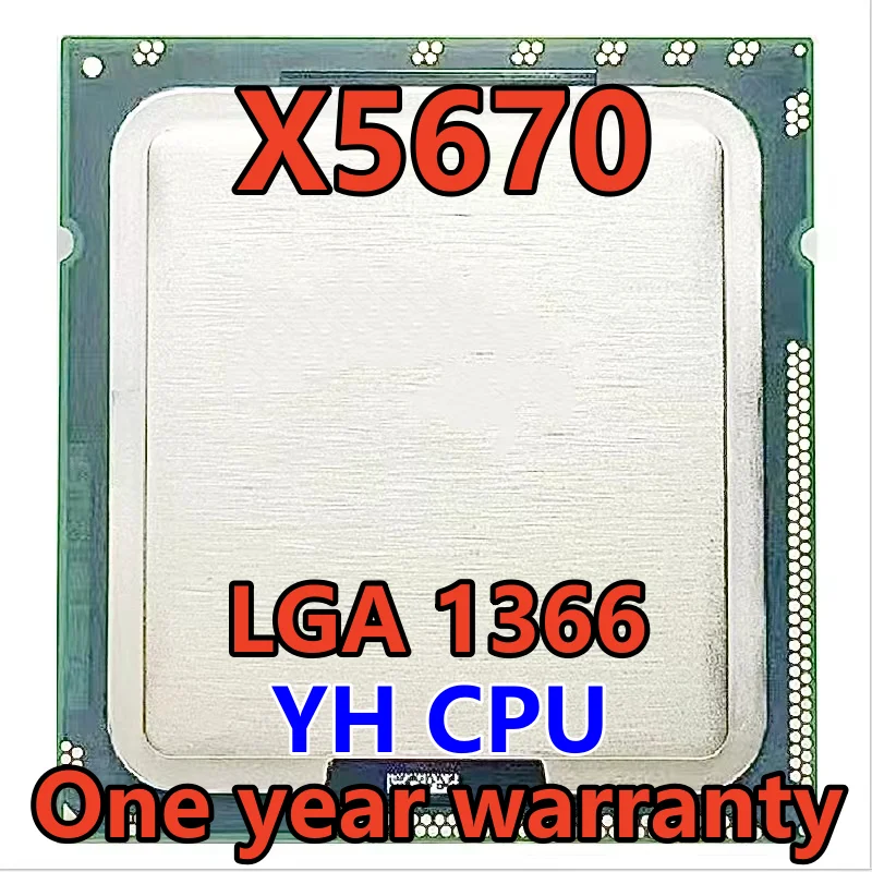 

X5670 SLBV7 2.933 GHz Six-Core Twelve-Thread CPU Processor 12M 95W LGA 1366