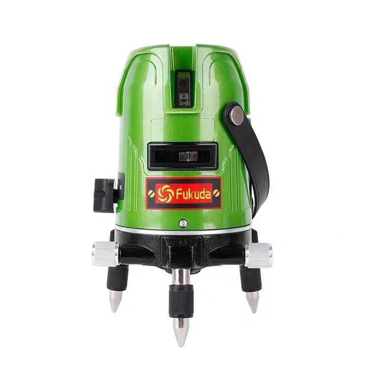 

Fukuda EK-469GJ lithium-ion battery green laser level 5 line 360 Rotary cross line level