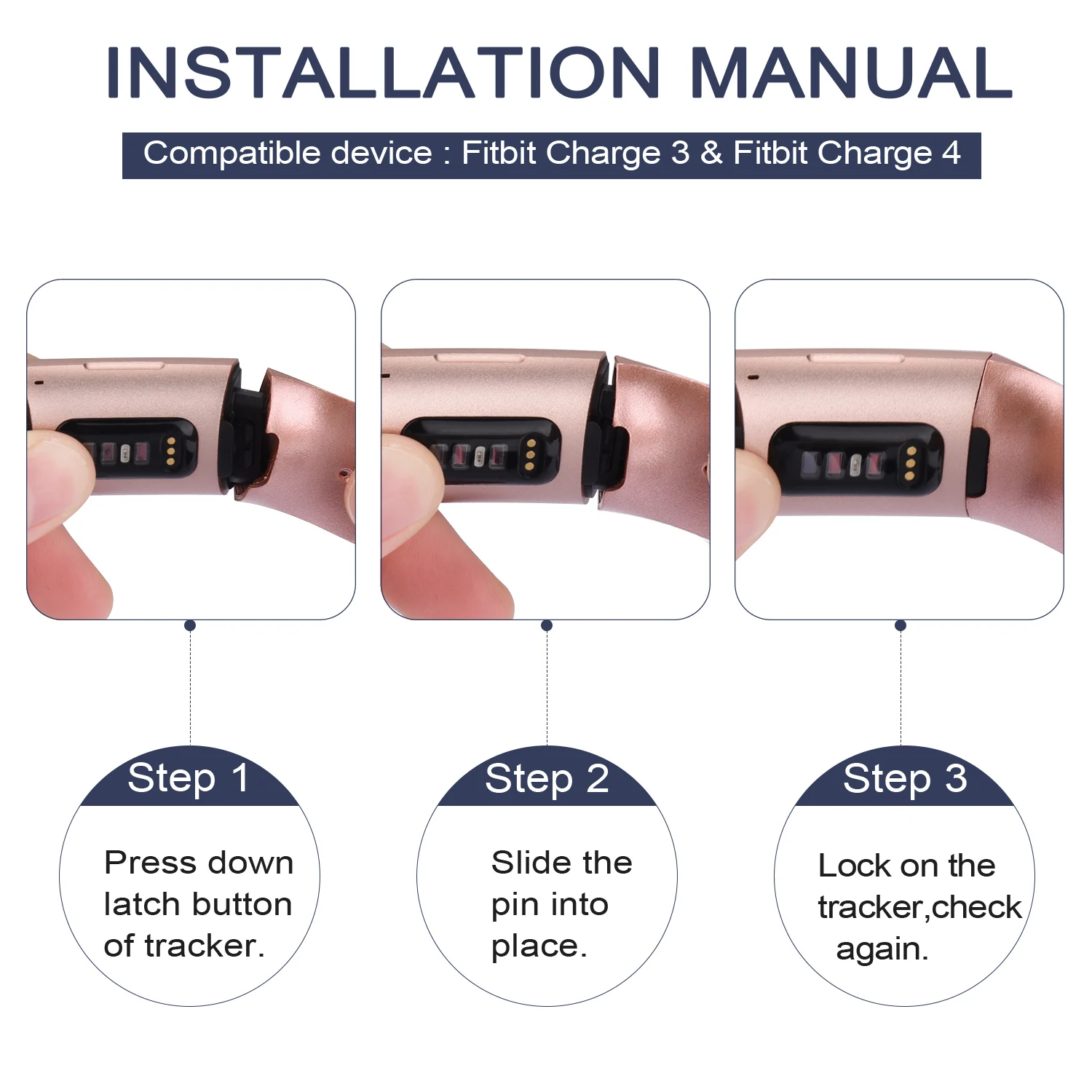 Sport Silicone Strap For Fitbit Charge 4 / Charge 3 / Charge 3 SE Band Waterproof Breathable Holes Watchband For Fitbit Charge 4