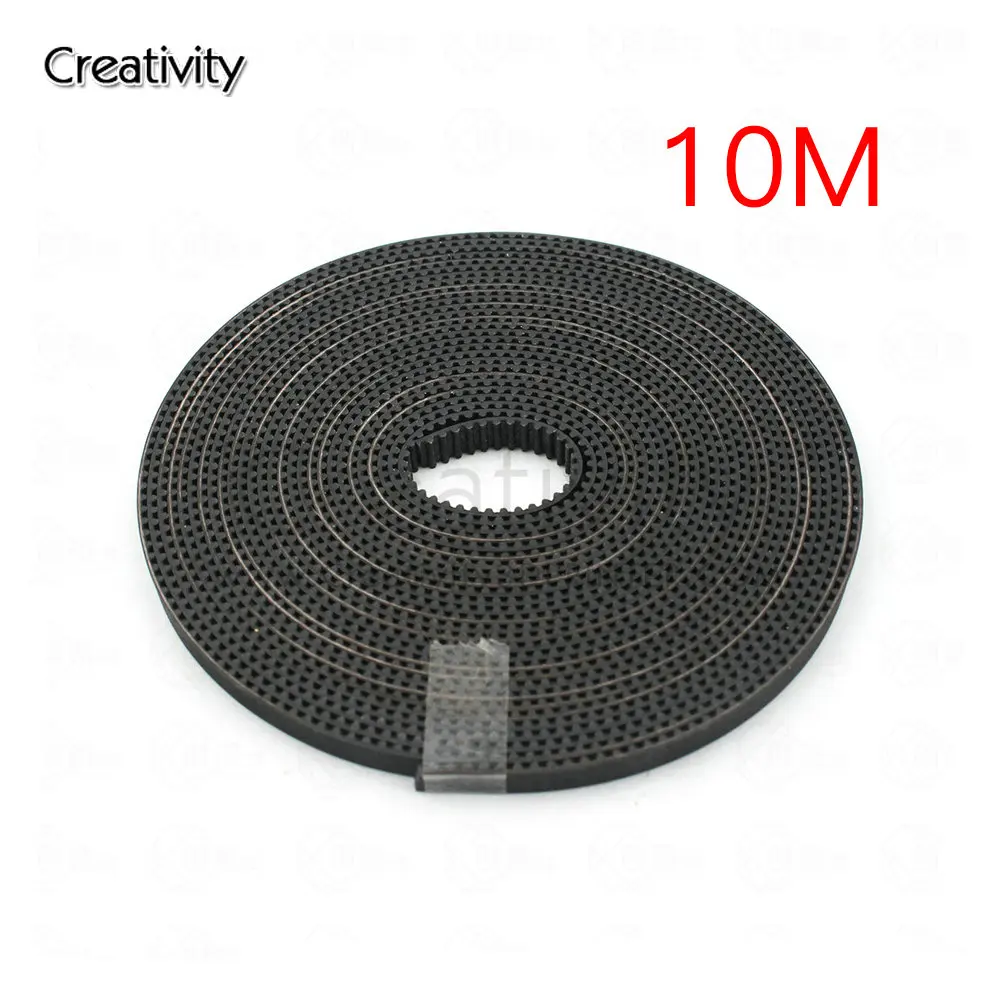 

10M/lot Belt Rubber GT2 Open Timing Belt Width 6mm GT2-6mm for 3D Printer RepRap Mendel Rostock CNC GT2 Belt Pulley 10Meters