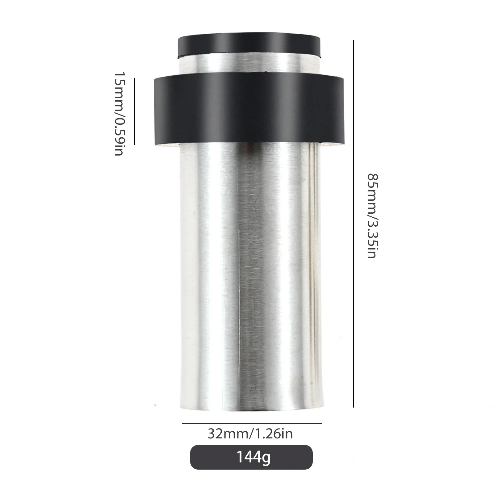 

1 шт. Бесшумная напольная цилиндрическая дверная ограничитель из нержавеющей стали для столкновений настенный ограничитель для деревянных стеклянных керамических дверей