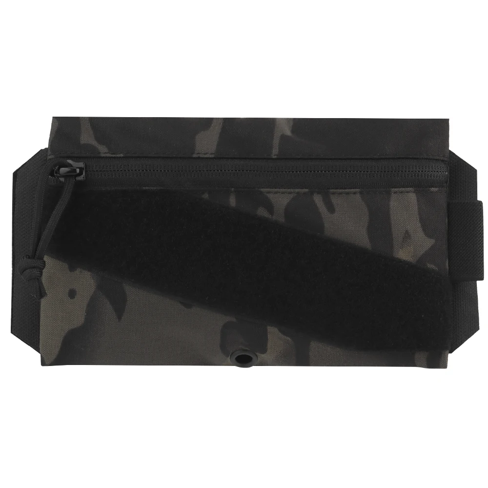 

Utility Tactical Zipper Pouch with Hook Plate,Small Carrying Kit Tool Pouch Coin Purse Keychain, Case Wallet for Tactical Vests