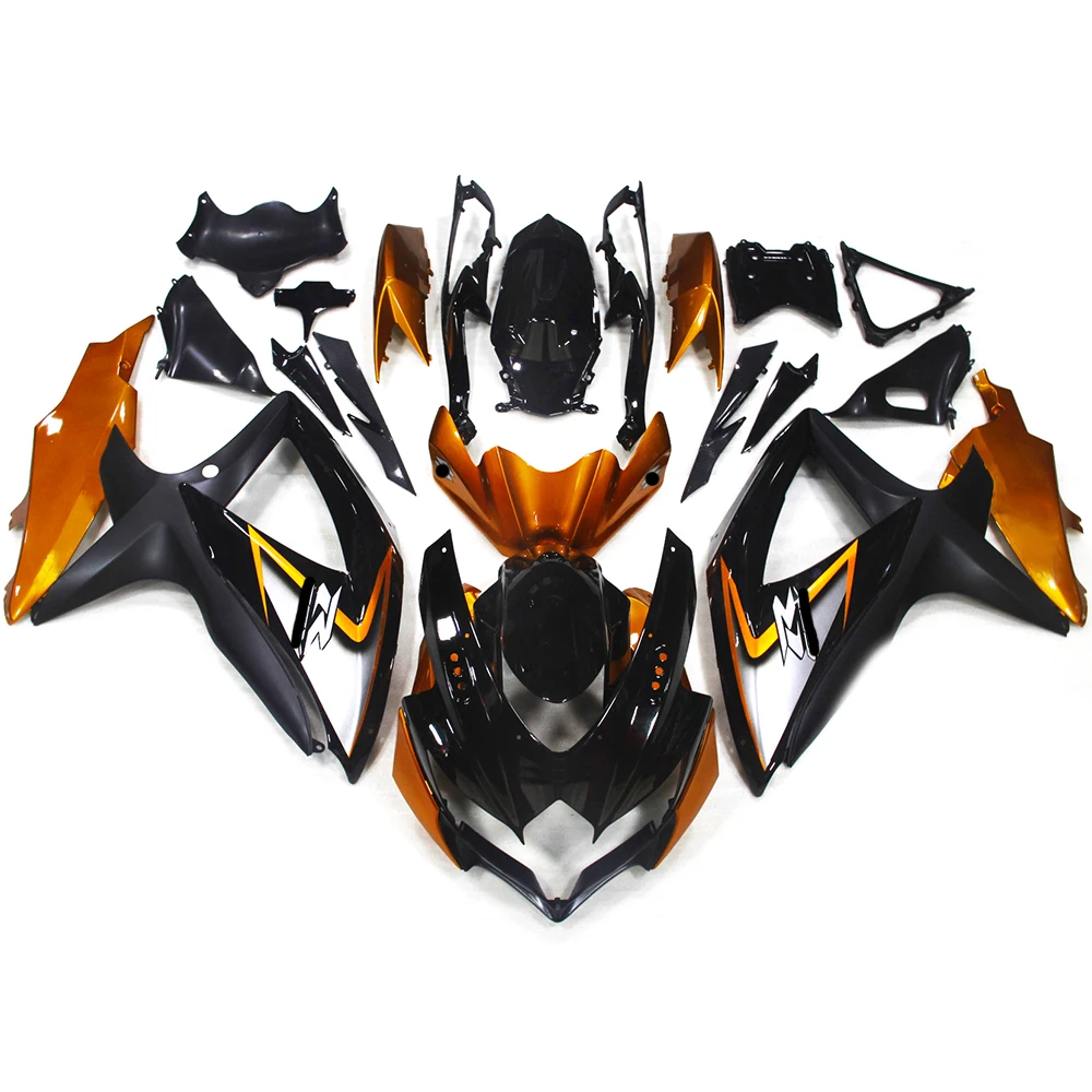 

Полный комплект обтекателей для мотоцикла SUZUKI GSXR 600 GSXR 750 K8 K9 2008-2010, корпус из АБС-пластика, инъекция кузова, черный корпус