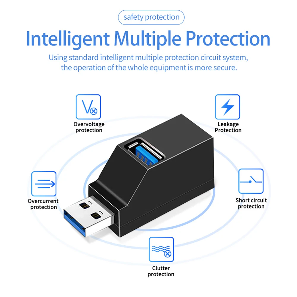 USB 3.0 концентратор DIKELANG 3 порта