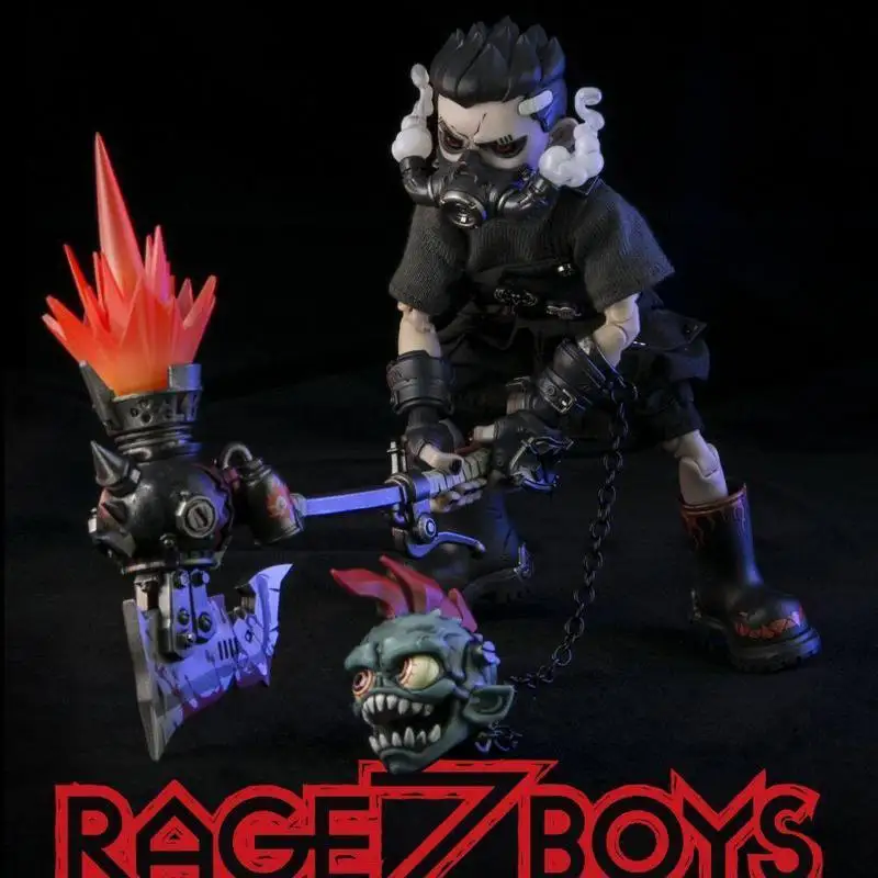 Фото Коллекционная фигурка D_one Studio: Новая Официальная Аутентичная Серия Zboys Rage, Масштаб 1:12, Подвижная, Для Взрослых Коллекционеров №5