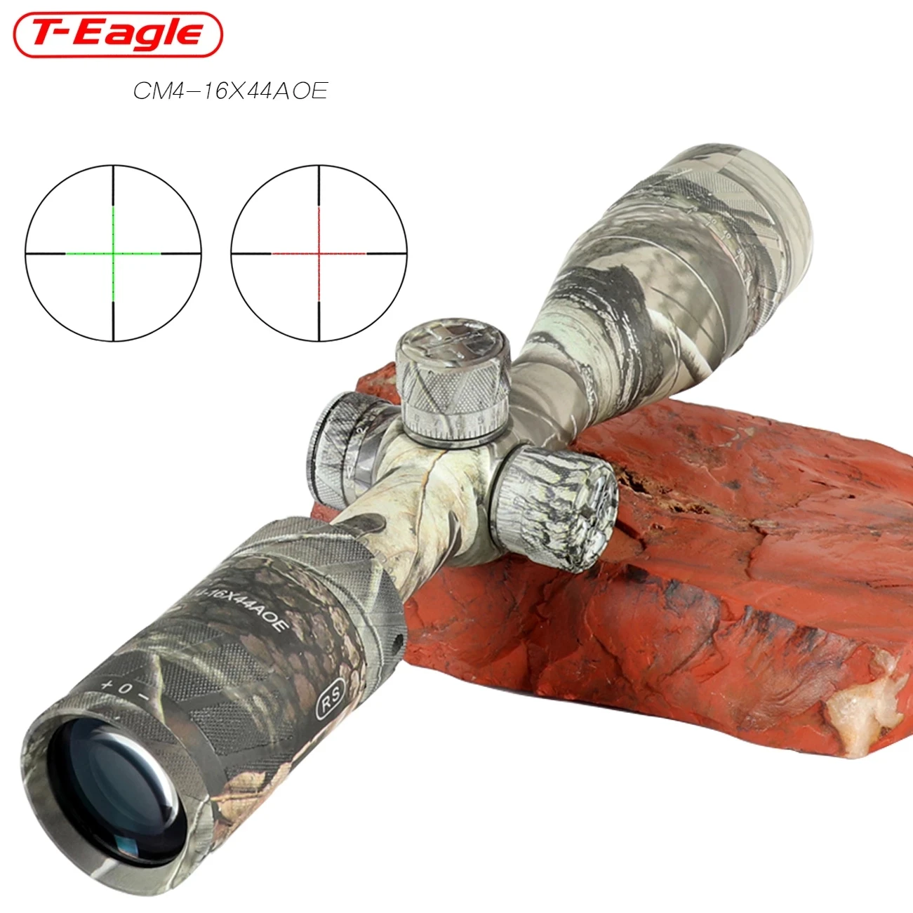 

T-EAGLE CM4-16X44AOE Tactical Rifle Scope Reticle Wide Angle Airsoft Riflescope Hunting Optics Shooting Gun Sight Sniper Gear