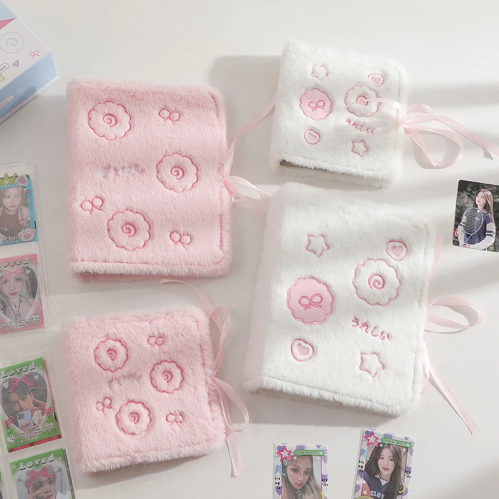 Kawaii A5 A7 плюшевая Kpop Фотокарта книга альбом для карт Idol фото фотоальбом