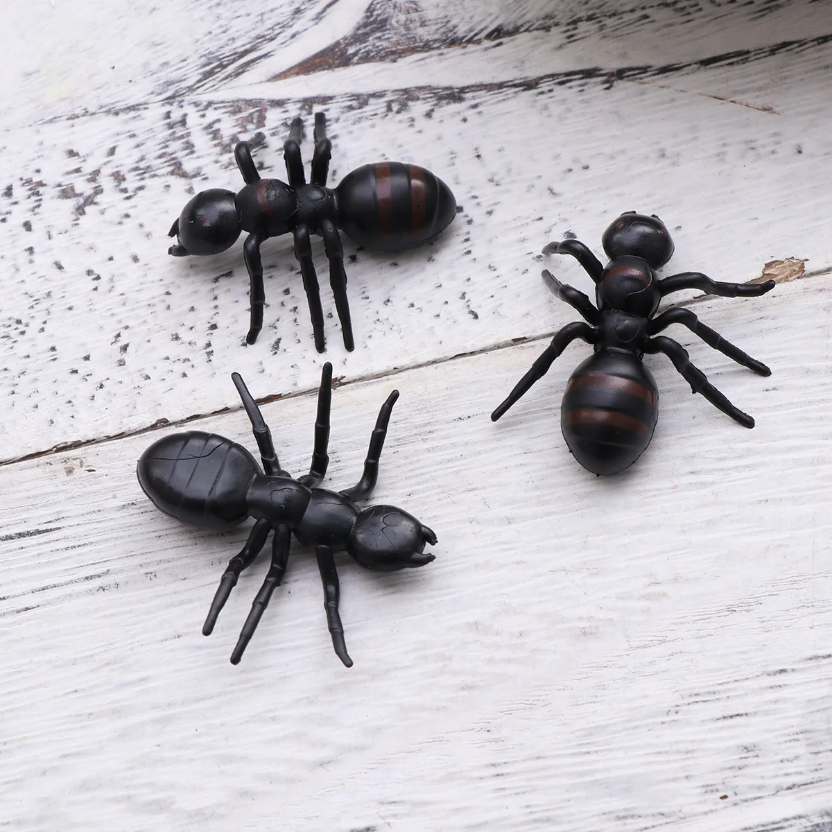

50 PC Scary Toy Toys Children Plastic Black Ant Cupcake Decorating Bulk Faux Toy Animals Figurines