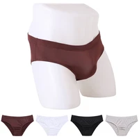 2022 mens sexy thin nylon breathable briefs underwear men cotton underpants solid boxer briefs cuecas masculinas