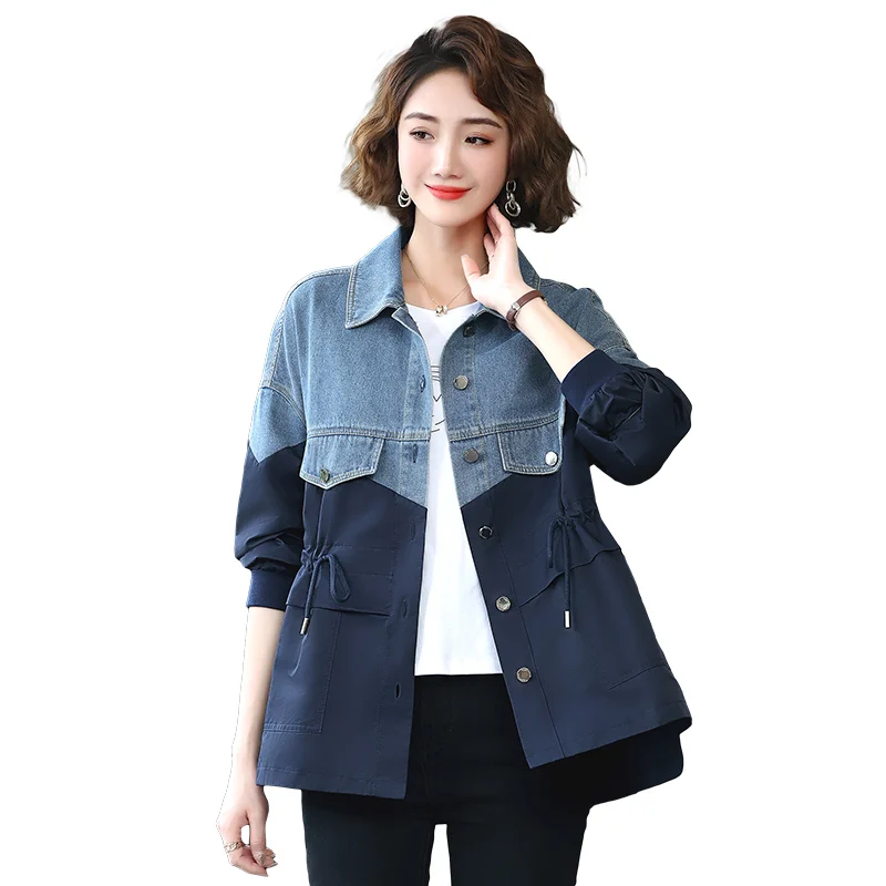 

Denim jacket jacket women's spring and autumn 2022 new fashion early spring pop casual shirt top