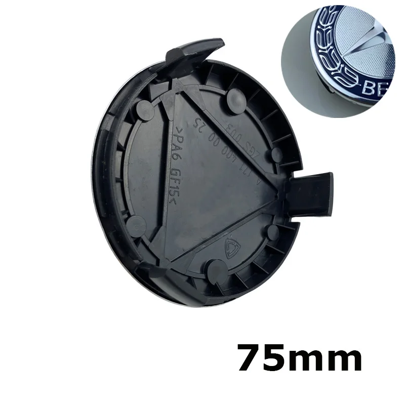 

4 шт. 75 мм для Mercedes Benz W211 W205 W213 W203 C218 A207 CLA CLS E автомобильный колесный центр с логотипом, крышка ступицы, аксессуары для класса