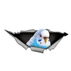 1317 см милые белые фотообои рваные металлические наклейки дикие животные забавные автомобильные наклейки окно бампер 3D Стайлинг автомобиля F139