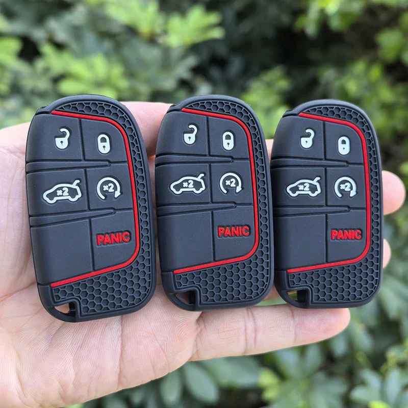 Чехол Для Ключей Jeep Cherokee Compass S Renegade Grand Commander Силиконовый Dodge Journey Challenger Chrysler 300C
