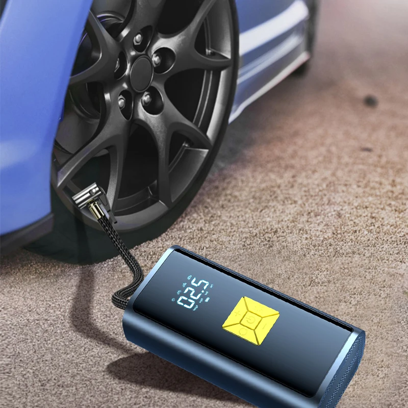 

Автомобильный воздушный насос Smart Digital портативный автомобильный воздушный компрессор 6000 мАч psi автомобильный насос для шин для автомобиля ...