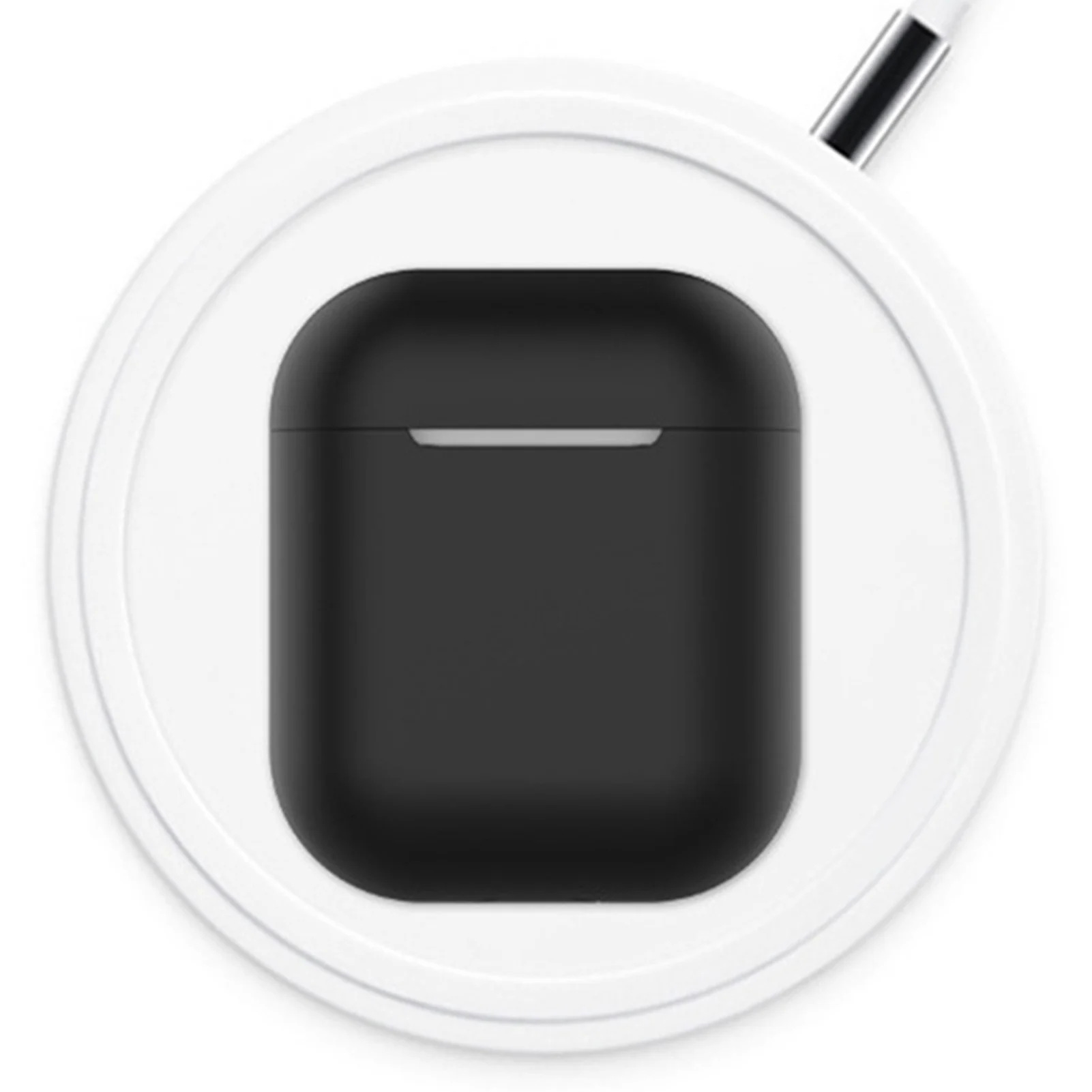 

Without Headphones Soft Silicone Cases for Airpods 1/2 Protective Bluetooth Wireless Earphone Cover for Apple Air Pods Box Bags