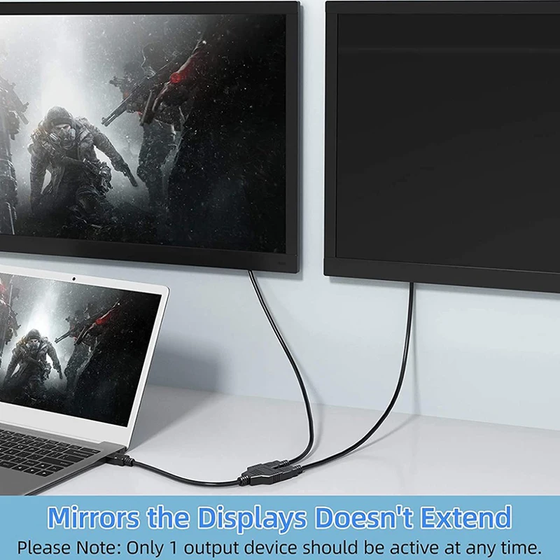 USB-кабель с двумя HDMI-портами 1080P-1 шт.