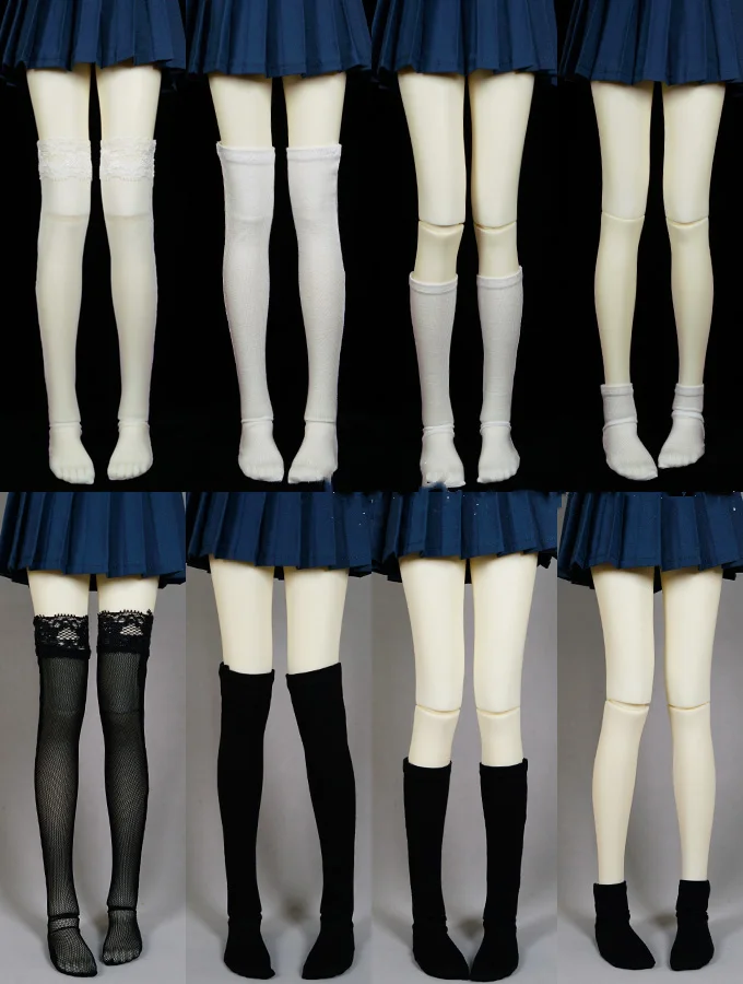 

BJD doll socks for 1-3 1-4 1-6 uncle size fashion hollow doll with stretch mesh cotton socks doll accessories
