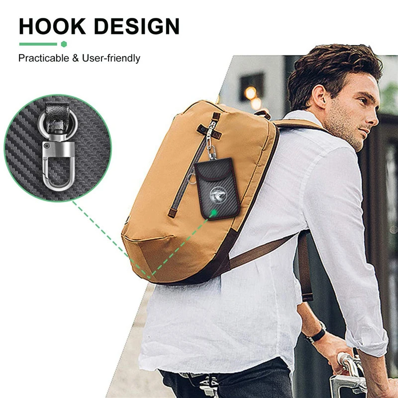 Автомобильная кожаная сумка для хранения ключей анти-потерянный брелок