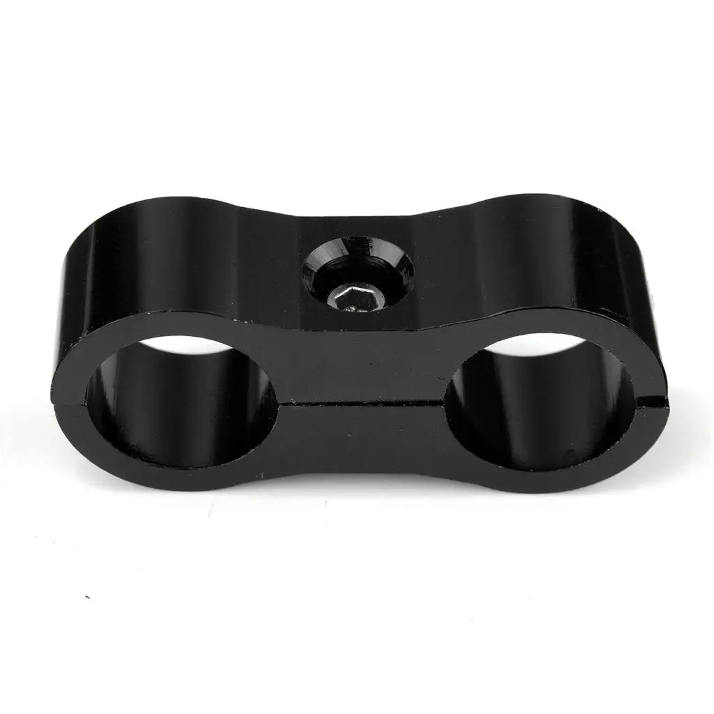 

10 шт. AN6 AN 6 13,4 мм плетеный шланг сепаратор двойной зажим черный