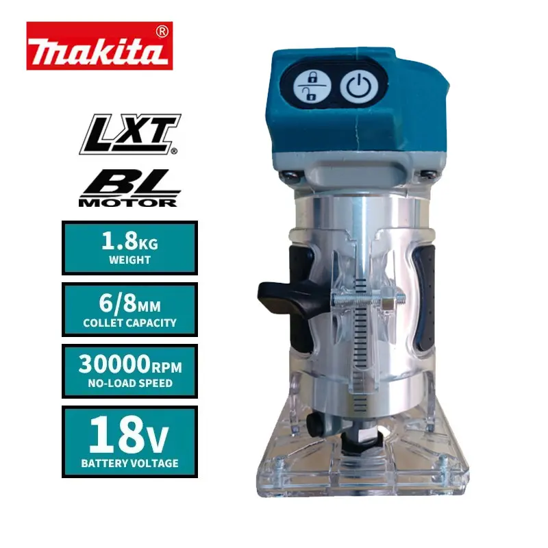 Makita DRT50 Электрический триммер для обработки древесины Бесщеточный фрезерный